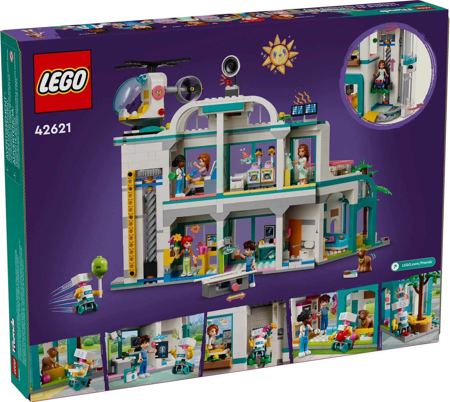 LEGO LEGO Friends Series 42621 Heartlake City Hospital- Auzzi Store