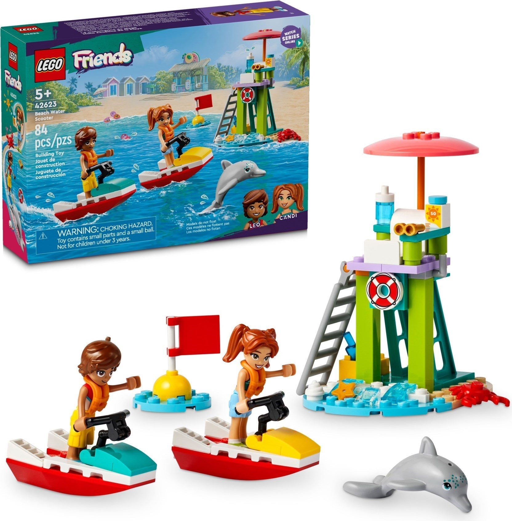 LEGO Friends 42623 Beach Water Scooter - SuperSaverAU - view 2