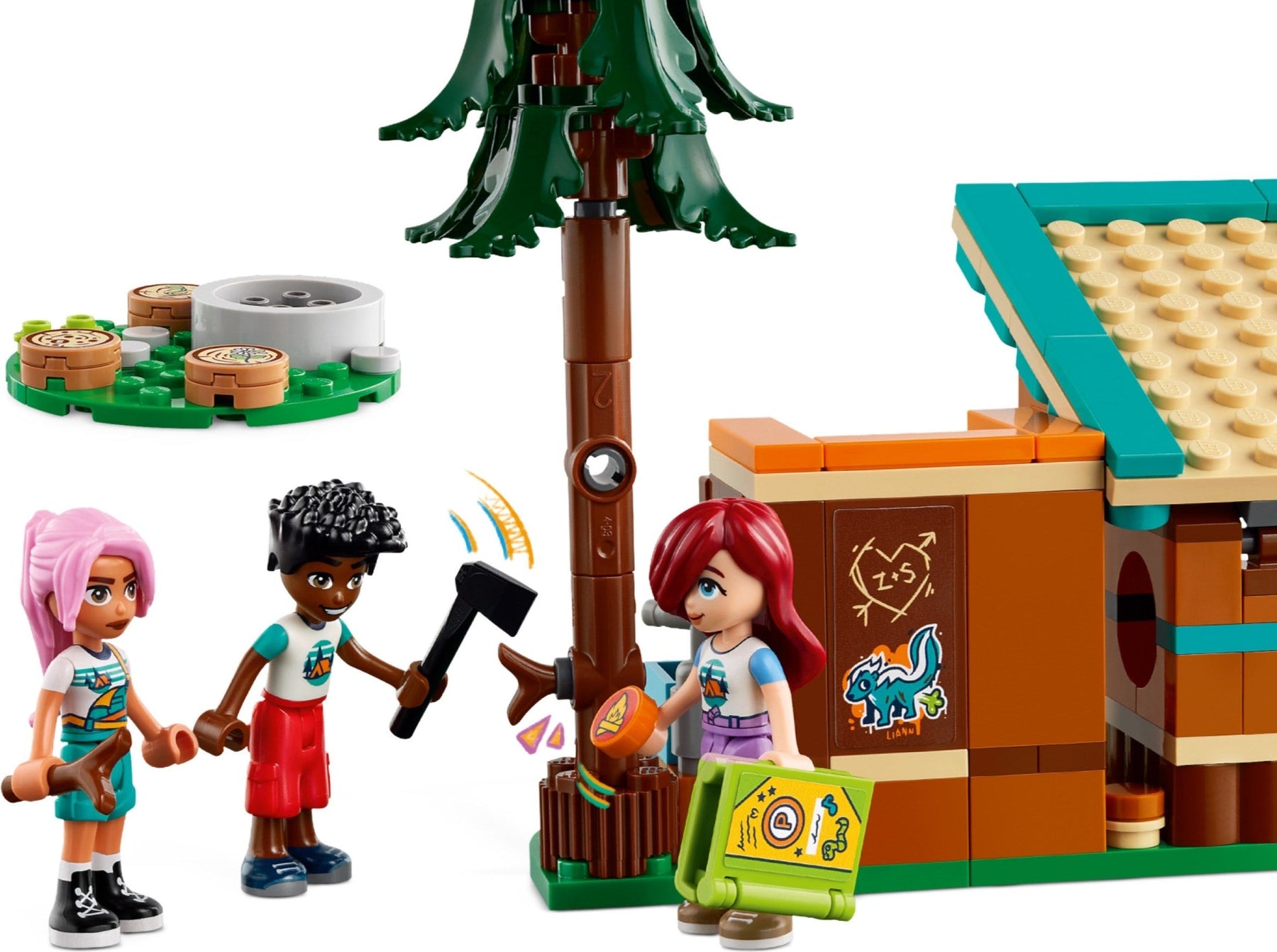 LEGO Friends 42624 Adventure Camp Cozy Cabins - SuperSaverAU - view 2