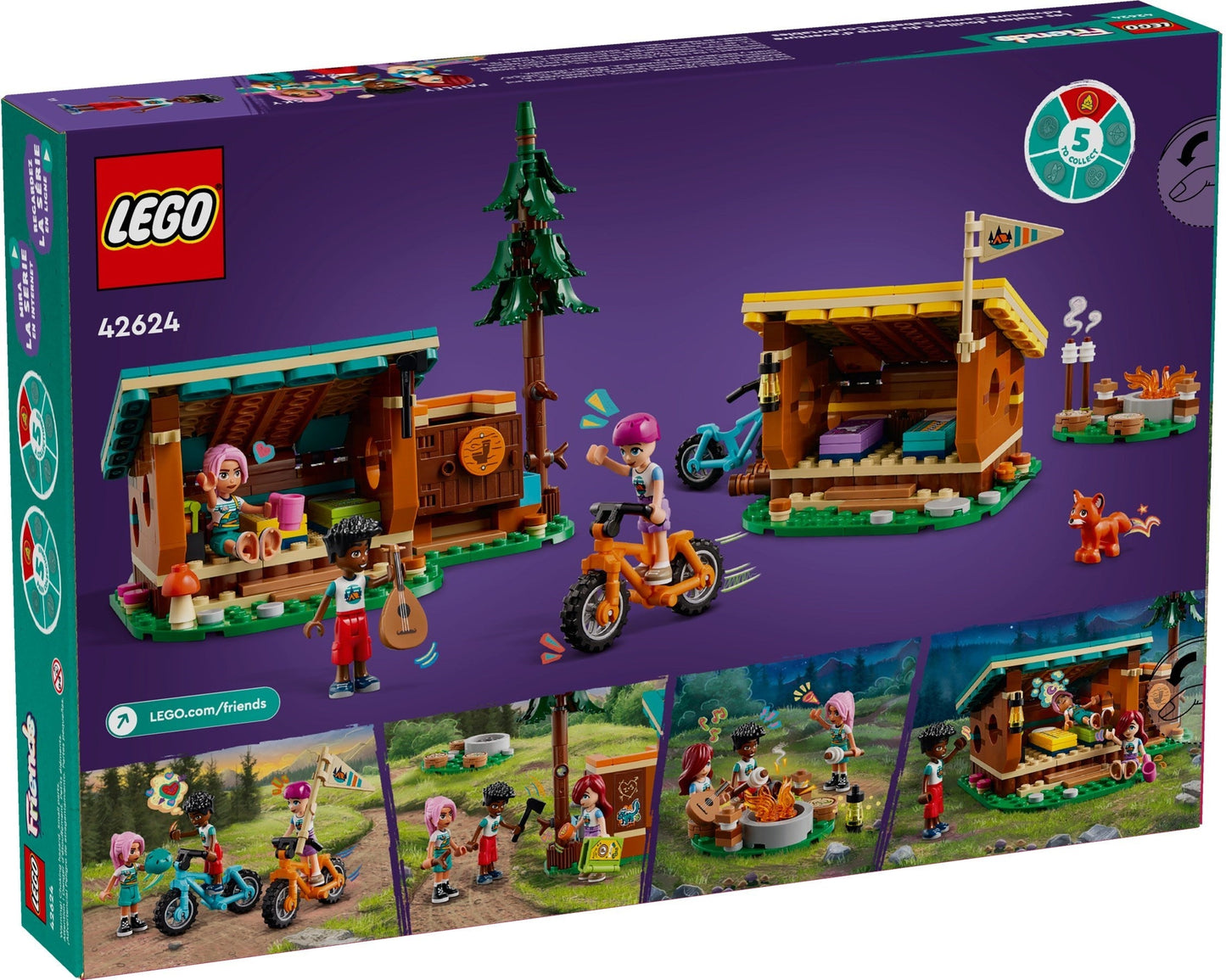 LEGO Friends 42624 Adventure Camp Cozy Cabins