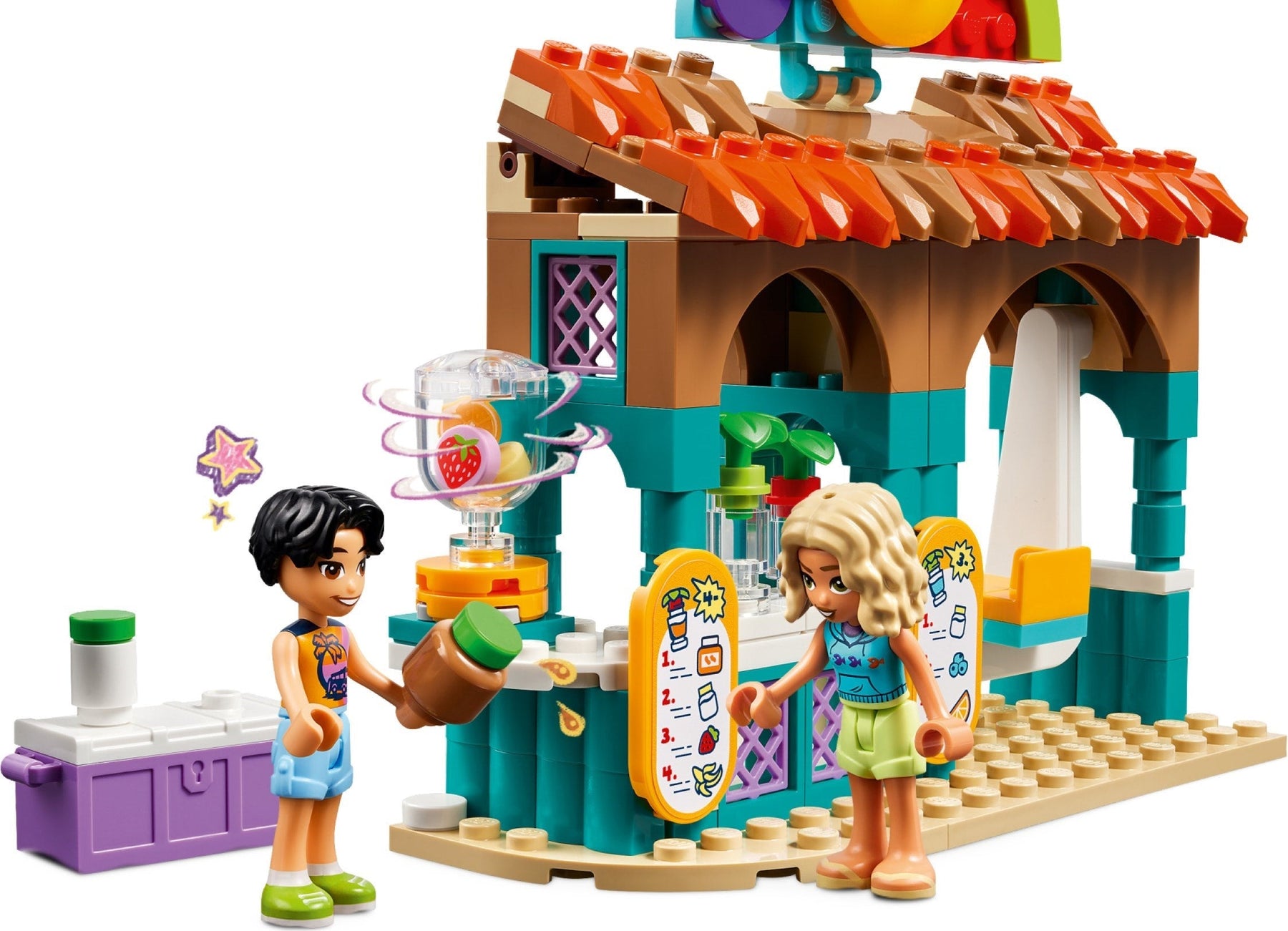 LEGO Friends Beach Smoothie Stand 42624 - SuperSaverAU - view 2