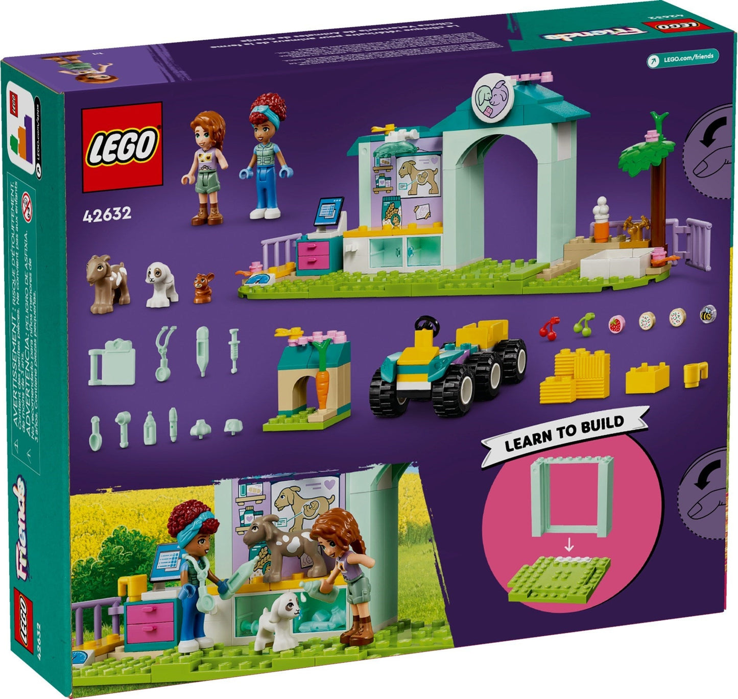 LEGO Friends Series 42632 Farm Animal Vet Clinic- Auzzi Store