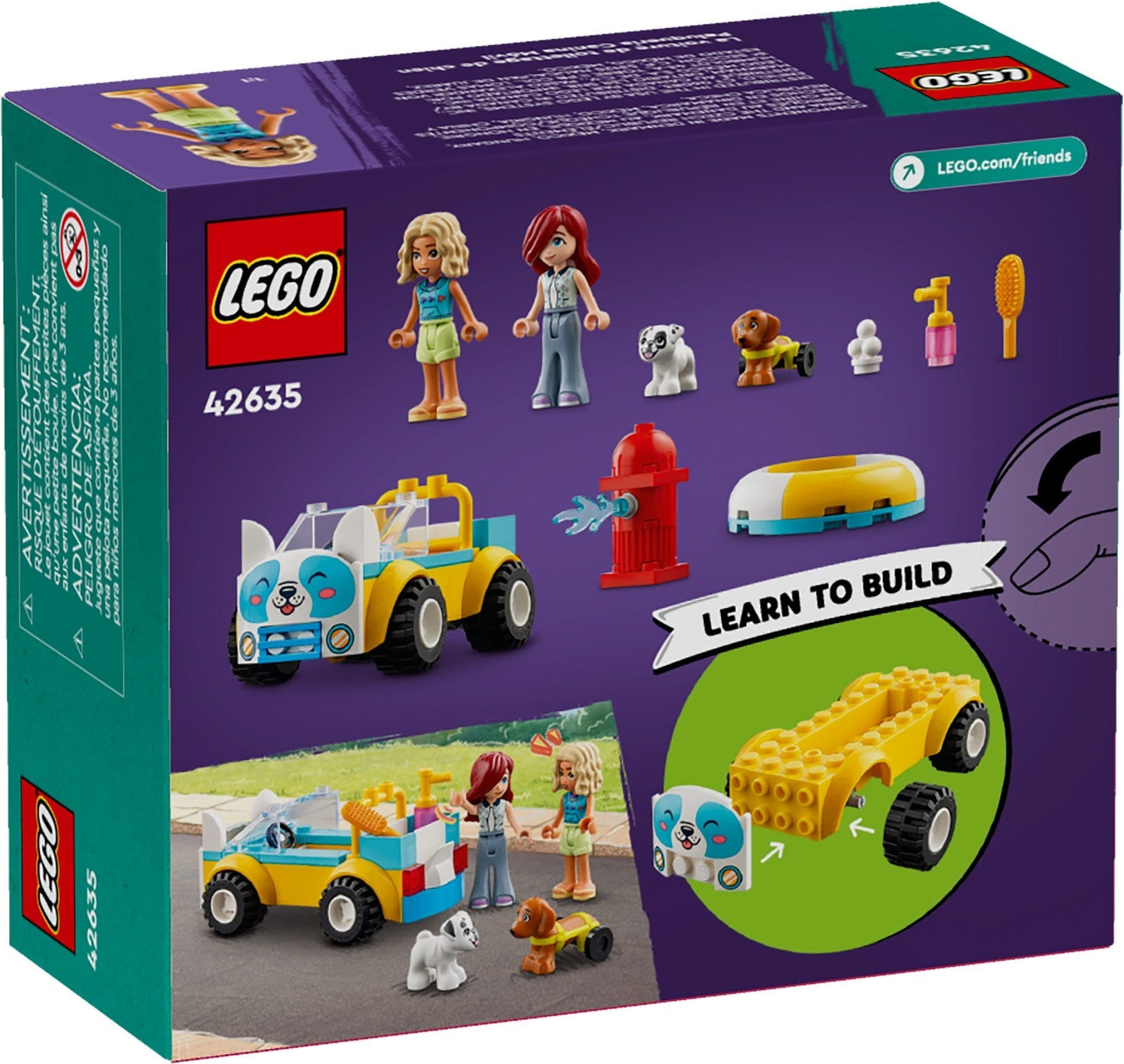 LEGO Friends 42635 Dog Grooming Car Playset