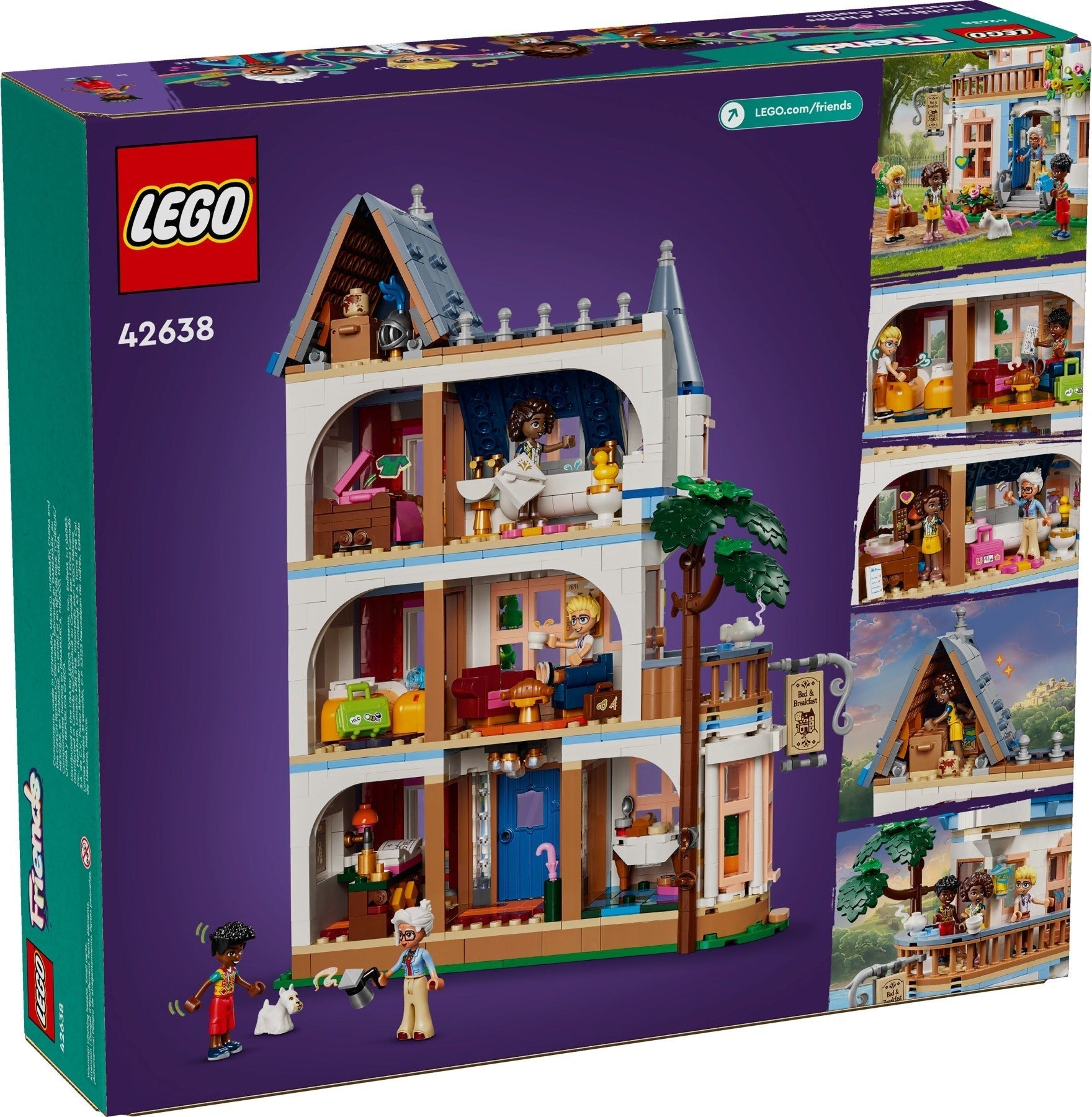 LEGO Friends 42637 Castle Bed and Breakfast - SuperSaverAU - view 1