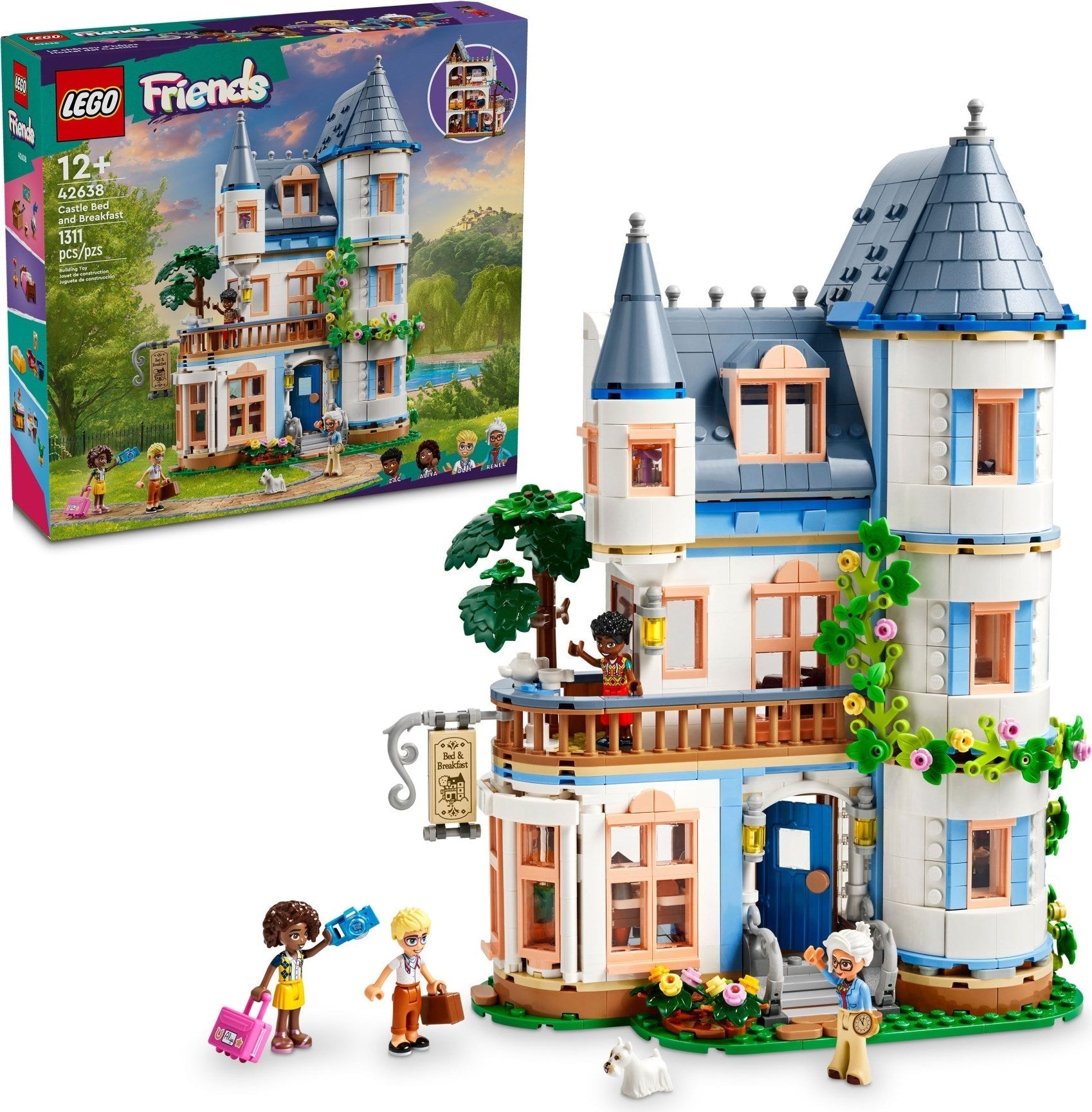 LEGO Friends 42637 Castle Bed and Breakfast - SuperSaverAU - view 2