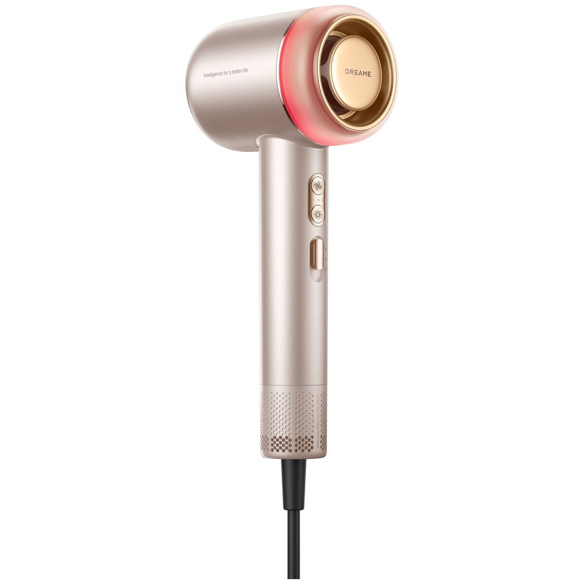 Dreame Gusto hair dryer - 2000W high-speed motor, dynamic heat adjustment, pink gold - DRE-GUSTO