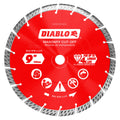 Diablo Diamond Disc 9" Diamond Segmented Turbo Cut Off - 30% Faster Cutting - Durable - SuperSaverAU - view 2