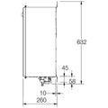Rheem External LP Gas Continuous Flow Hot Water System - 28L/min - 60°C Preset - 874B28PF