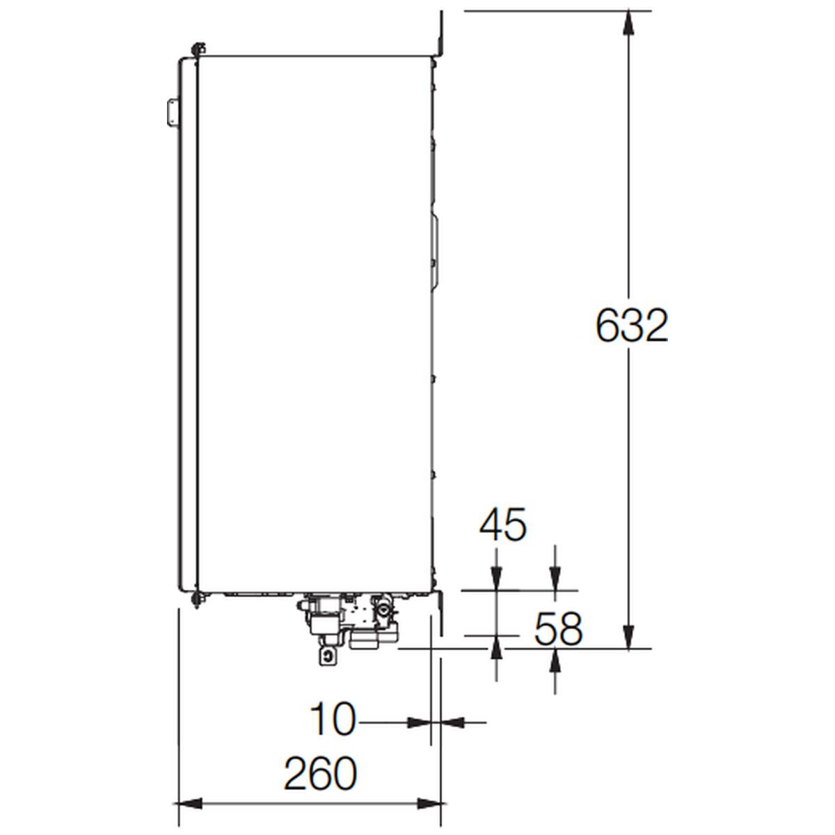 Rheem External LP Gas Continuous Flow Hot Water System - 28L/min - 60°C Preset - 874B28PF