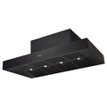 Schweigen 150cm Wall Mounted BBQ Rangehood - Black, 3000m³/h, Twin External Motor, 8 Filters - CL7375BSP2PAK