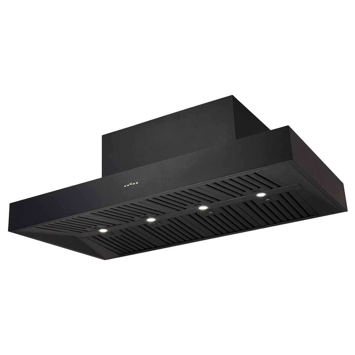 Schweigen 150cm Wall Mounted BBQ Rangehood - Black, 3000m³/h, Twin External Motor, 8 Filters - CL7375BSP2PAK