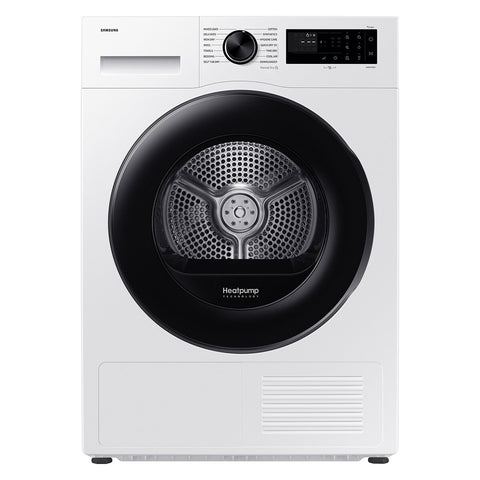 Samsung 9kg Smart Heat Pump Dryer - 9 Star Energy Rating - SmartThings Wi-Fi - White - DV90DGC4A0AE