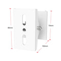 Orion Security Camera Pole Mount White Aluminium Indoor & Outdoor SCA03