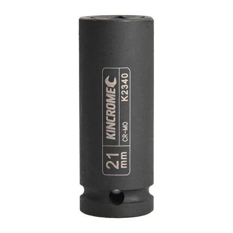 Kincrome 21mm Deep Impact Socket Cr-Mo Steel Rust Resistant 1 Piece - SuperSaverAU - view 1
