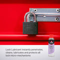 3-In-One 150g Lock Lubricant Aerosol, Cleans Lubricates Protects