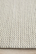 Rug Culture Studio Extra Large Felted Wool Rug 320x230cm - Silver - Hand Woven - STUD320SIL320X230