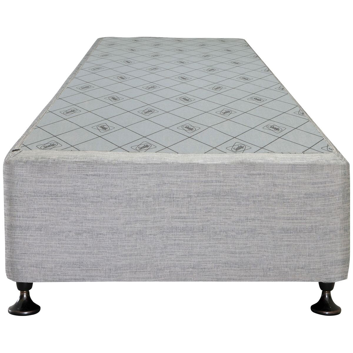 Sealy Posturepedic Long Single Bed Base - Sand Finish, Pine and Steel Frame - PPB-SAN-SXL