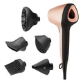 Remington Air3D Plus Hair Dryer - 1800W Motor - Smooth Conditioning - Rose Gold and Black - D7779AU