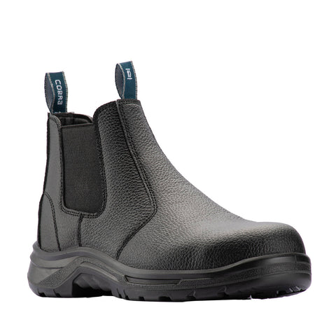 Bata Men's Black Cobra Pull On Safety Boot UK Size 10
