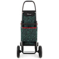 Rolser I-Max Wild big wheel folding trolley - Green aluminium chassis - Removable wheels - R-IMX568-1002
