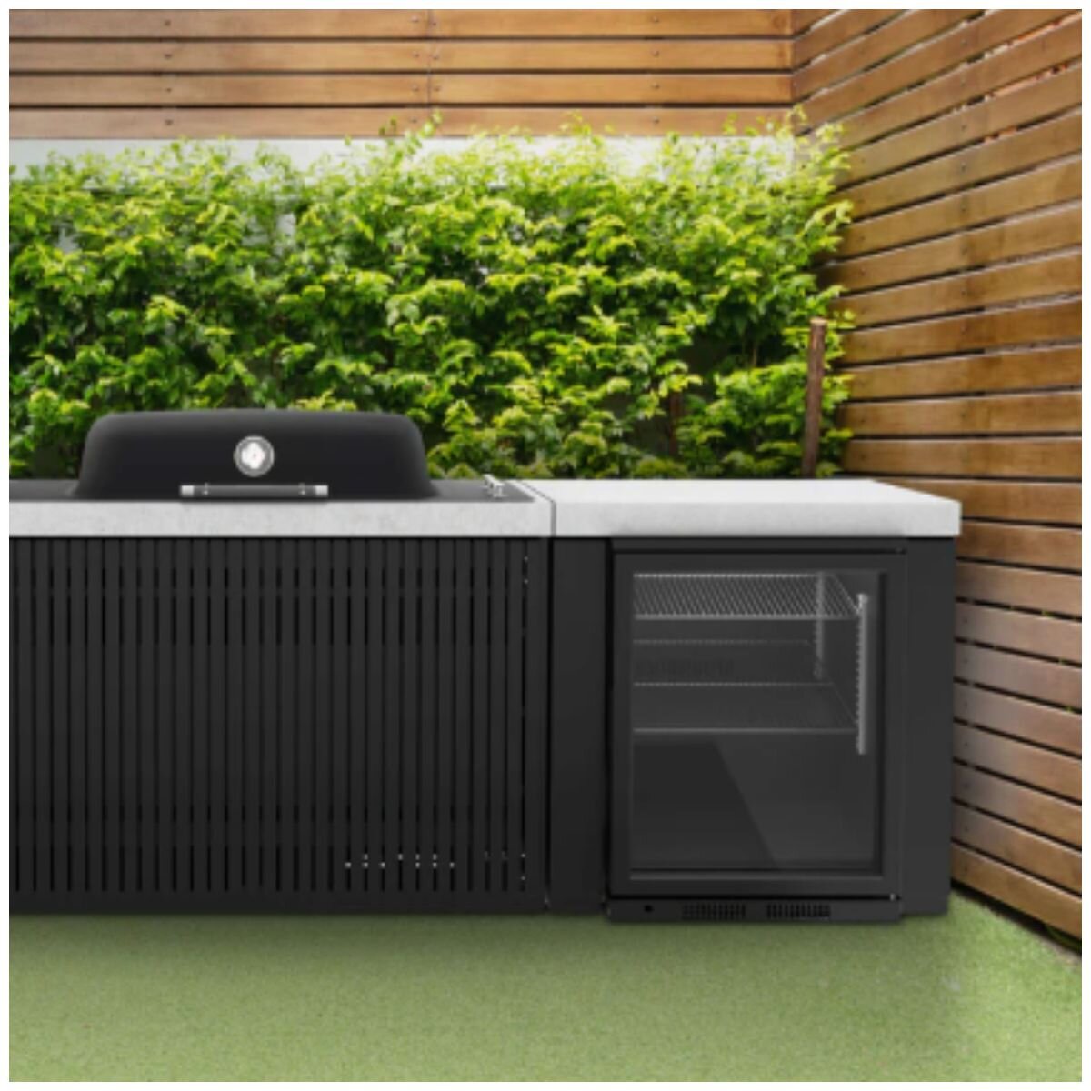 Everdure 128L Beverage Centre - Black, Triple Glazed Door, Freestanding or Underbench - EBC128B