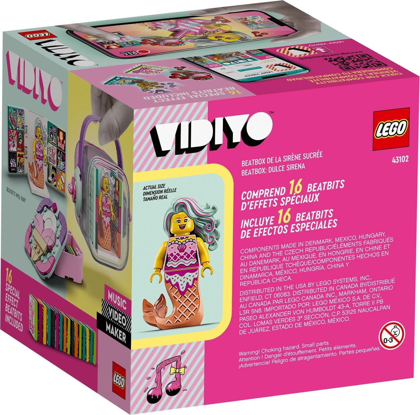 LEGO 43102 Candy Mermaid BeatBox - Music Video Maker Set