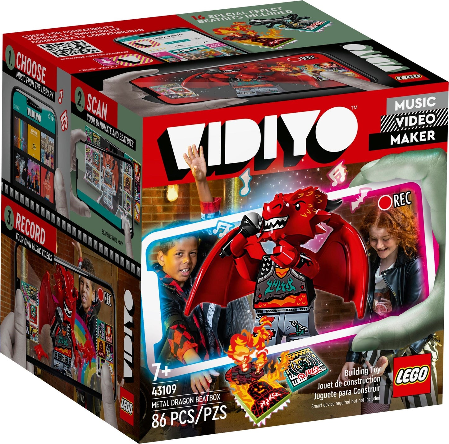 LEGO 43109 Metal Dragon BeatBox - Vidiyo