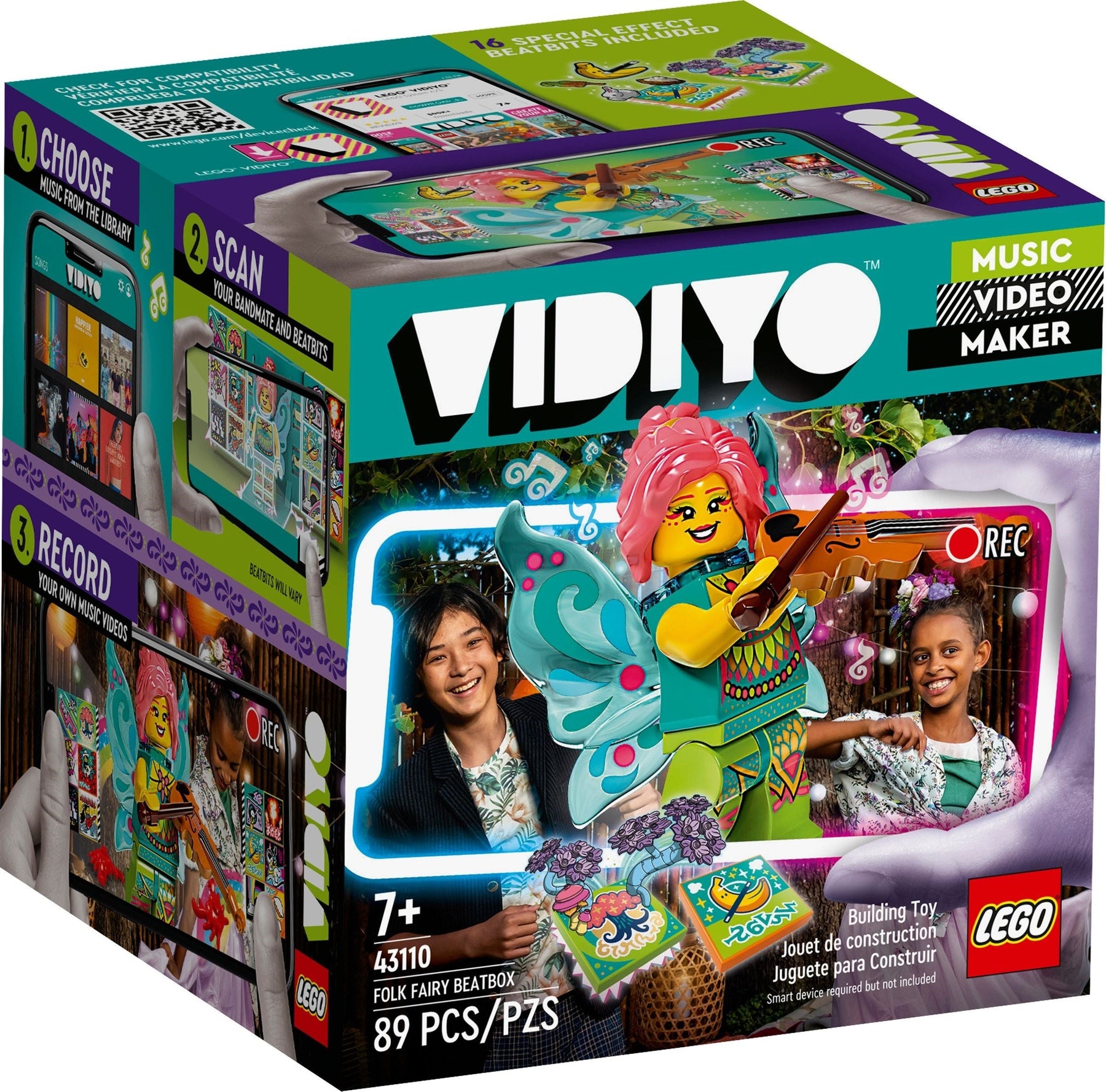 LEGO 43110 Folk Fairy BeatBox: Music Video Maker Toy - SuperSaverAU - view 1