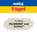 Wattyl Solagard Surfmist Low Sheen Pre-tinted Exterior Paint 4L UV Resistant Outdoor