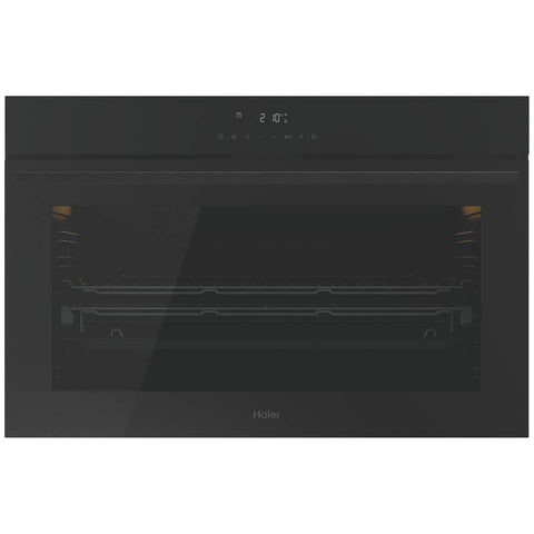 Haier 90cm 600 Series Pyrolytic Oven - 149L, 17 Functions, Steam Assisted, Wi-Fi, Black - HWO90S17TPB3