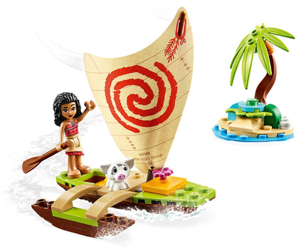LEGO 43170 Moana's Ocean Adventure Sailboat Toy