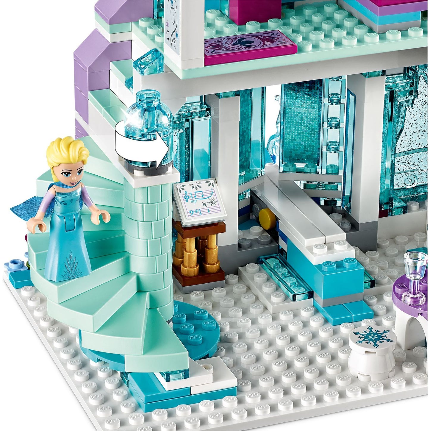 LEGO 43172 Elsa’s Ice Palace - Frozen Building Toy Set