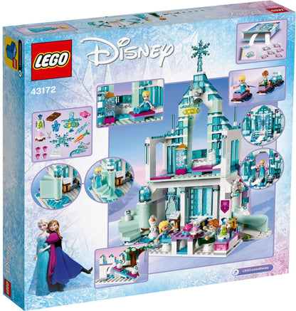 LEGO 43172 Elsa’s Ice Palace - Frozen Building Toy Set