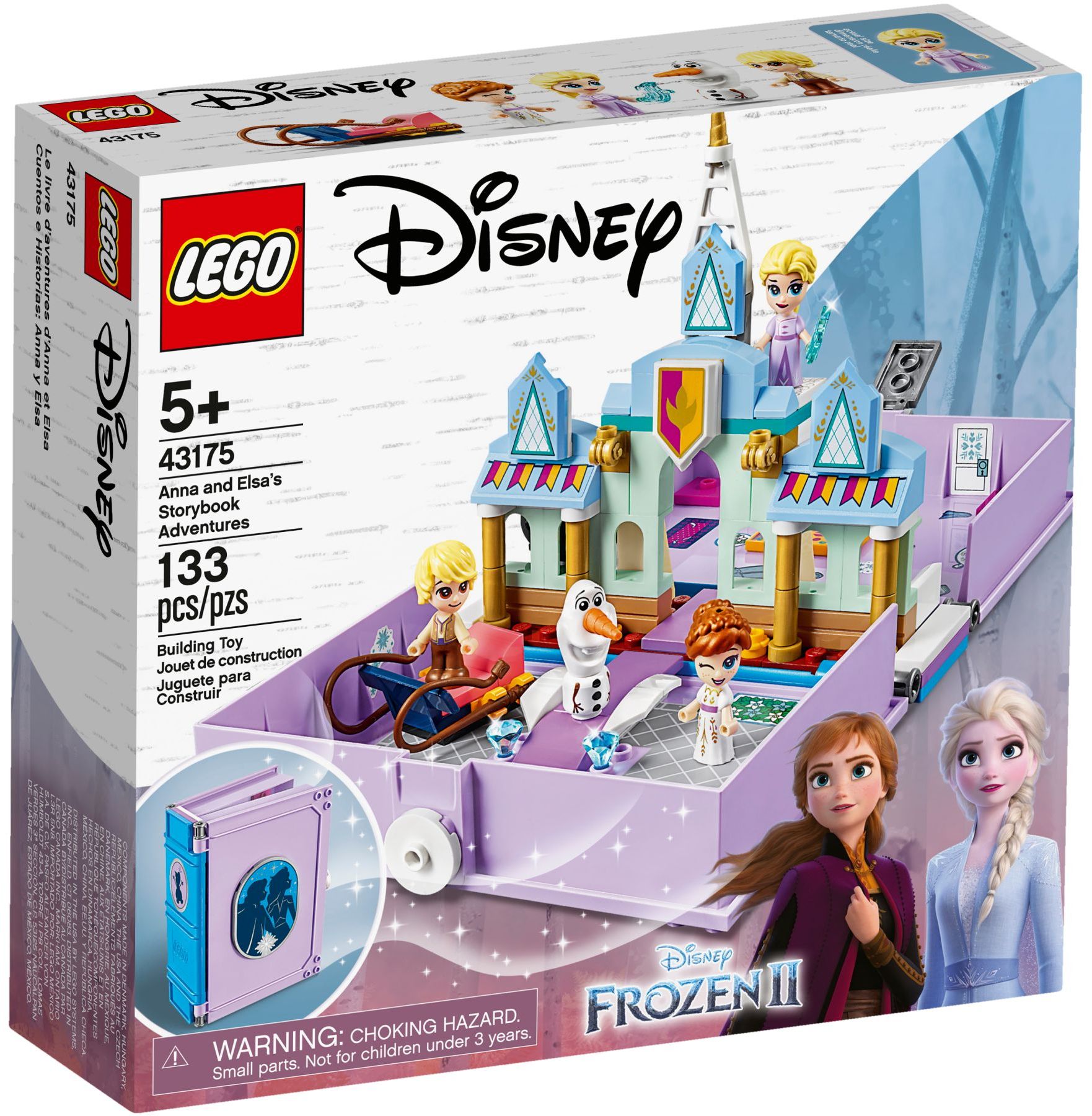 LEGO 43175 Anna & Elsa's Storybook Adventures - Frozen 2 Castle - SuperSaverAU - view 1