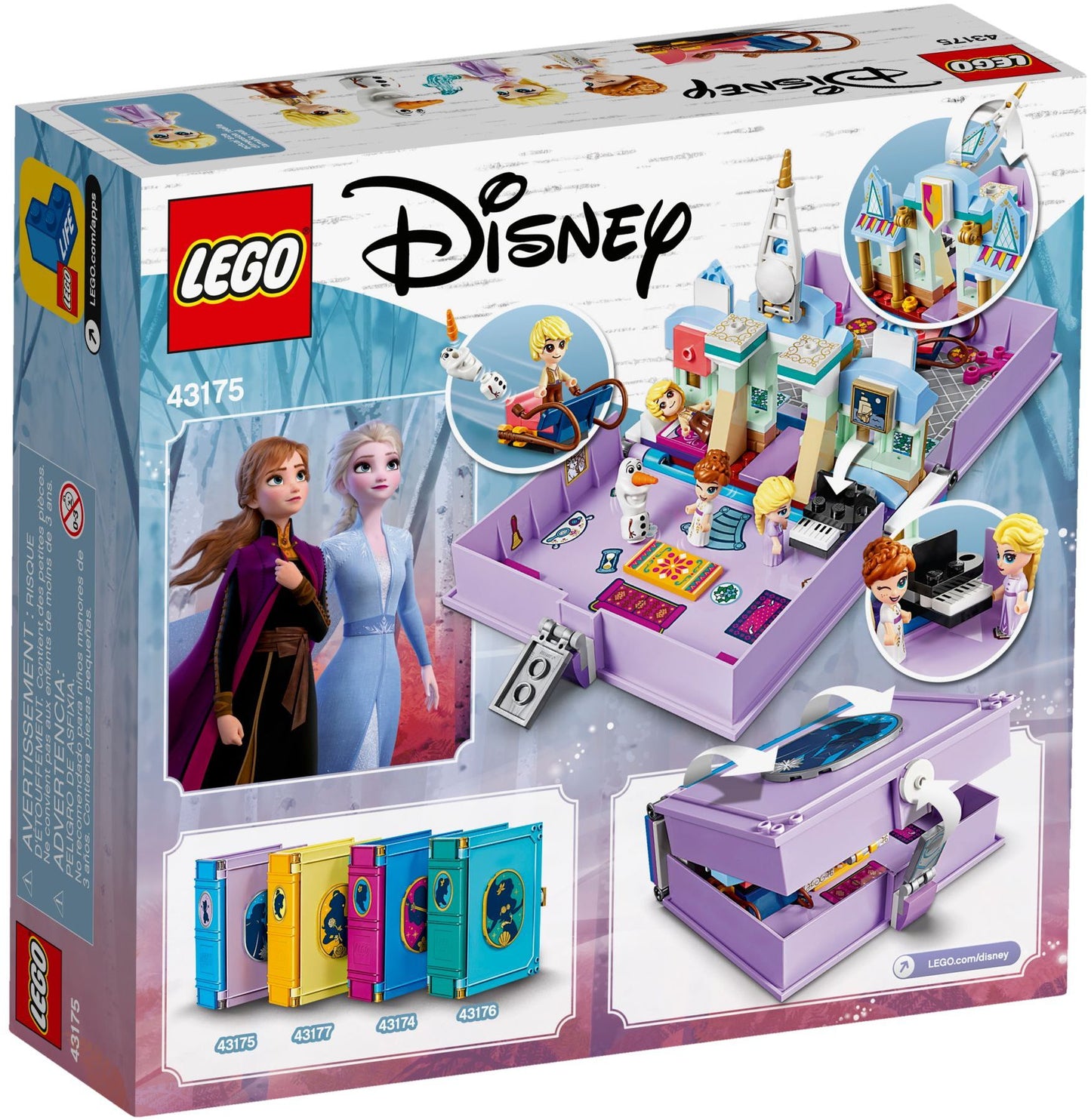 LEGO 43175 Anna & Elsa's Storybook Adventures - Frozen 2 Castle