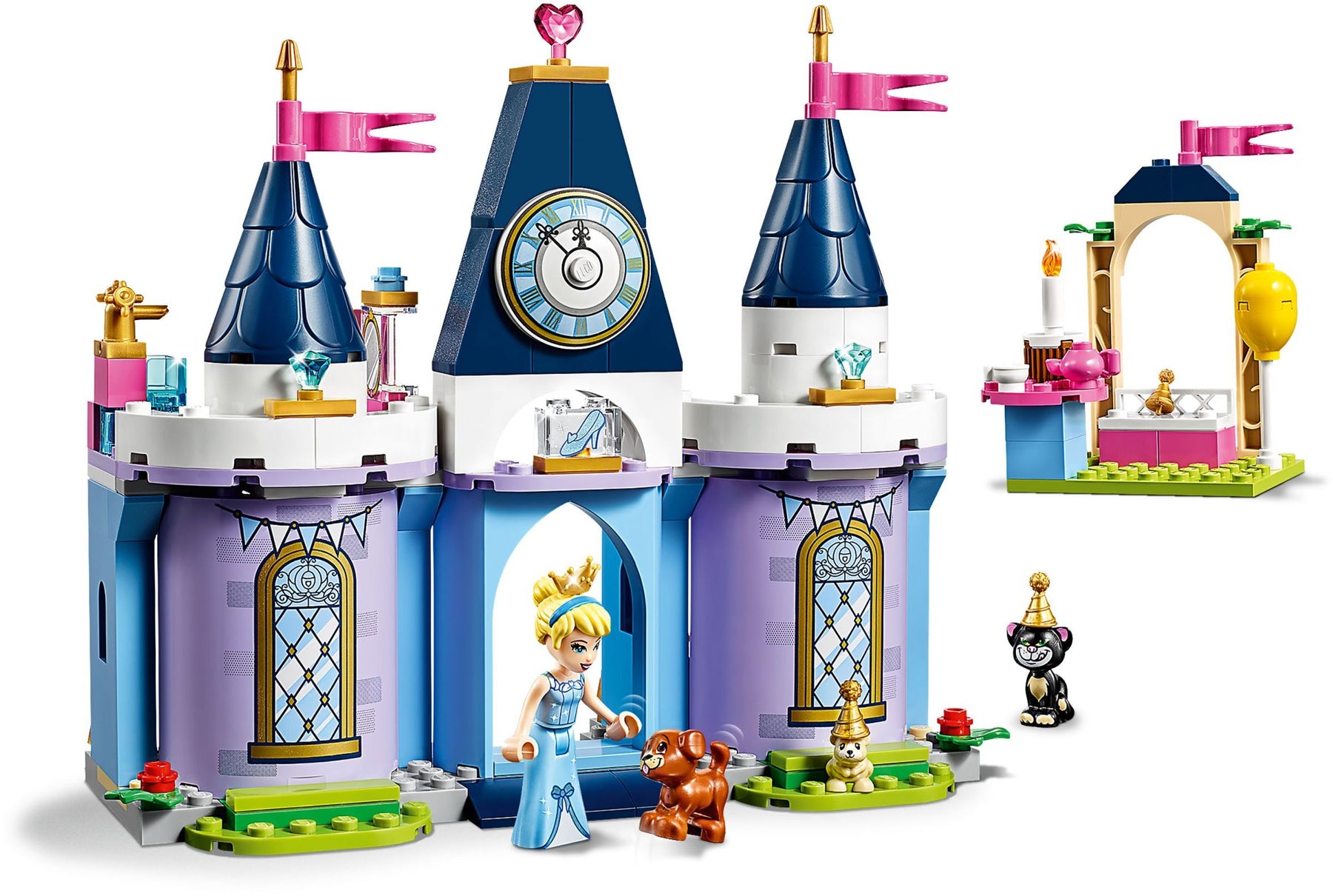 LEGO 43178 Cinderella’s Castle Celebration: Disney Princess Fun - SuperSaverAU - view 2