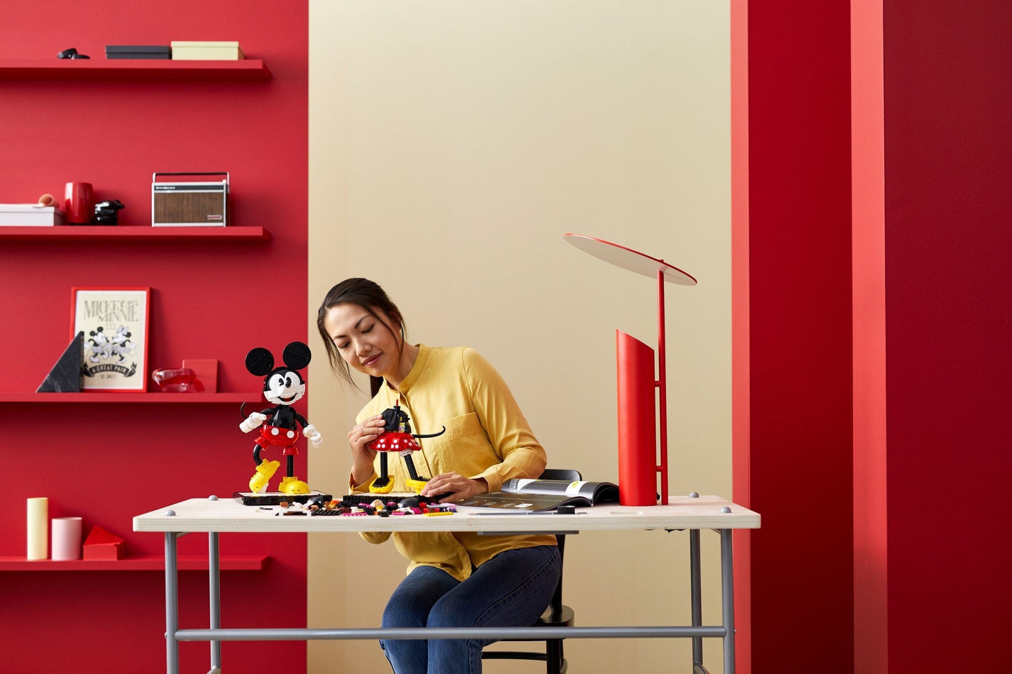 LEGO 43179 Mickey & Minnie Mouse Buildable Characters