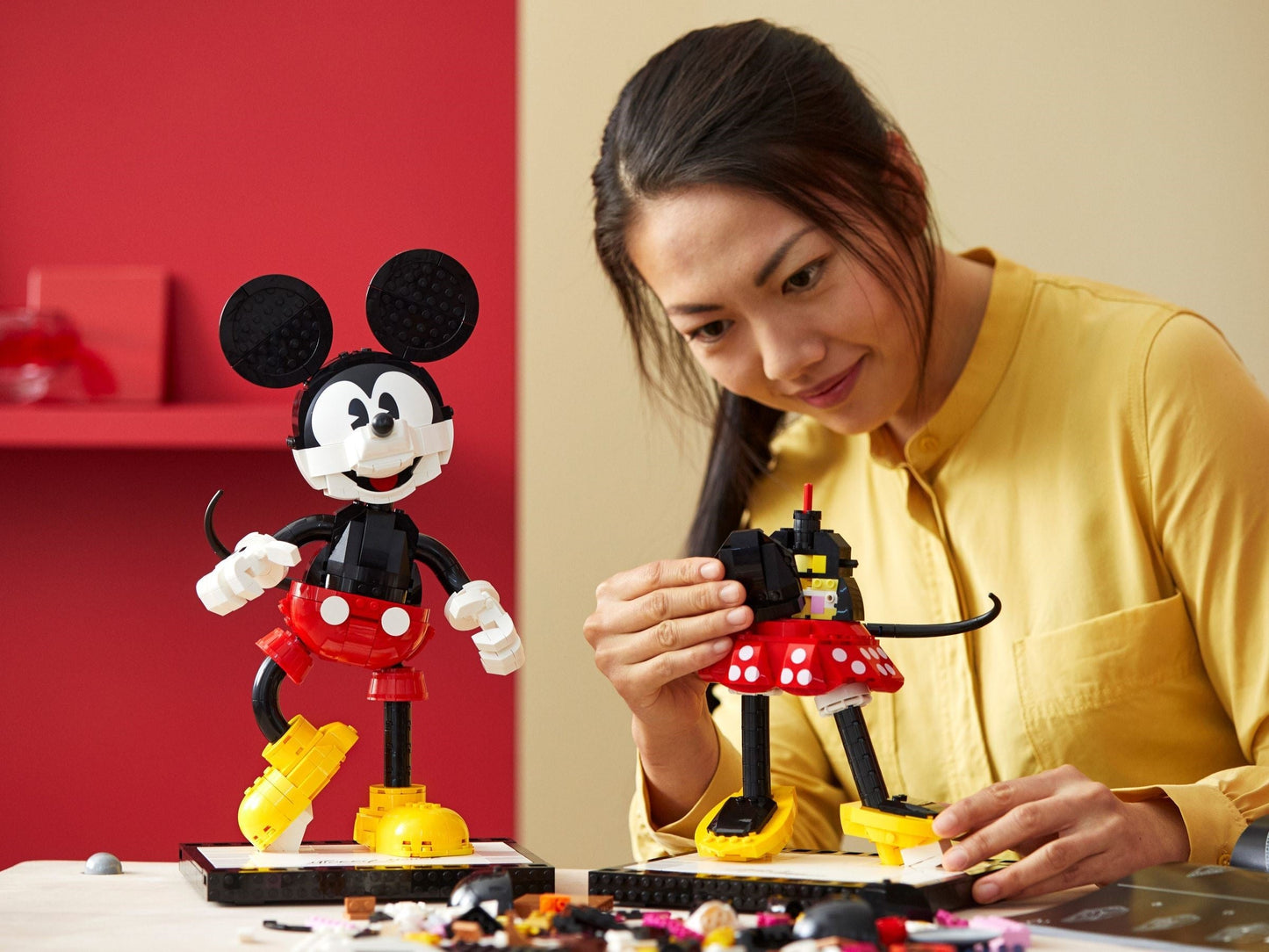 LEGO 43179 Mickey & Minnie Mouse Buildable Characters
