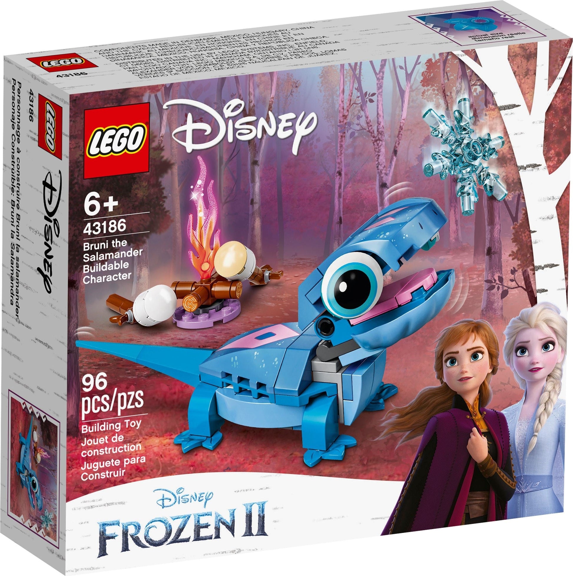 LEGO 43186 Disney Bruni the Salamander Buildable Character- Auzzi Store