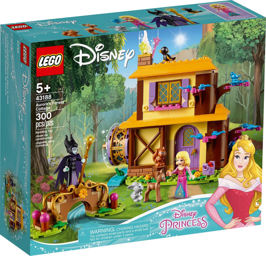 LEGO 43188 Aurora's Forest Cottage: Disney Princess Building Toy - SuperSaverAU - view 1