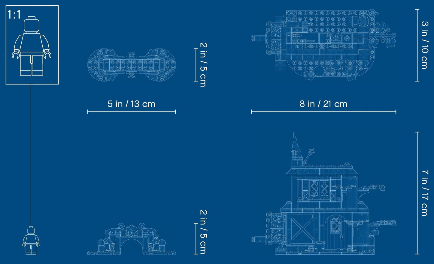 LEGO 43188 Aurora's Forest Cottage: Disney Princess Building Toy