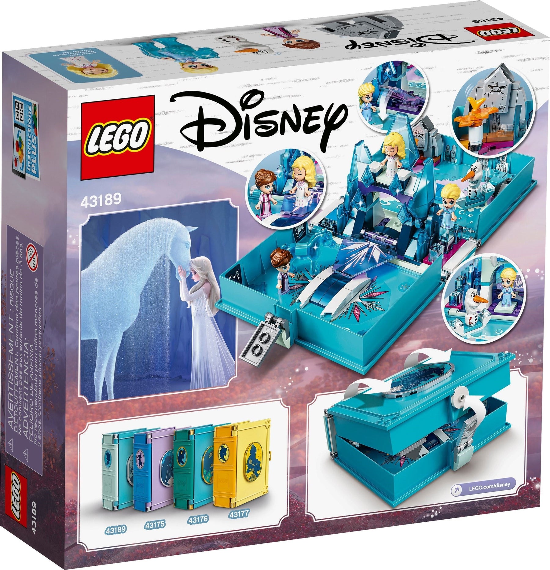 LEGO 43189 Disney Frozen 2 Elsa & Nokk Storybook Adventures - SuperSaverAU - view 4