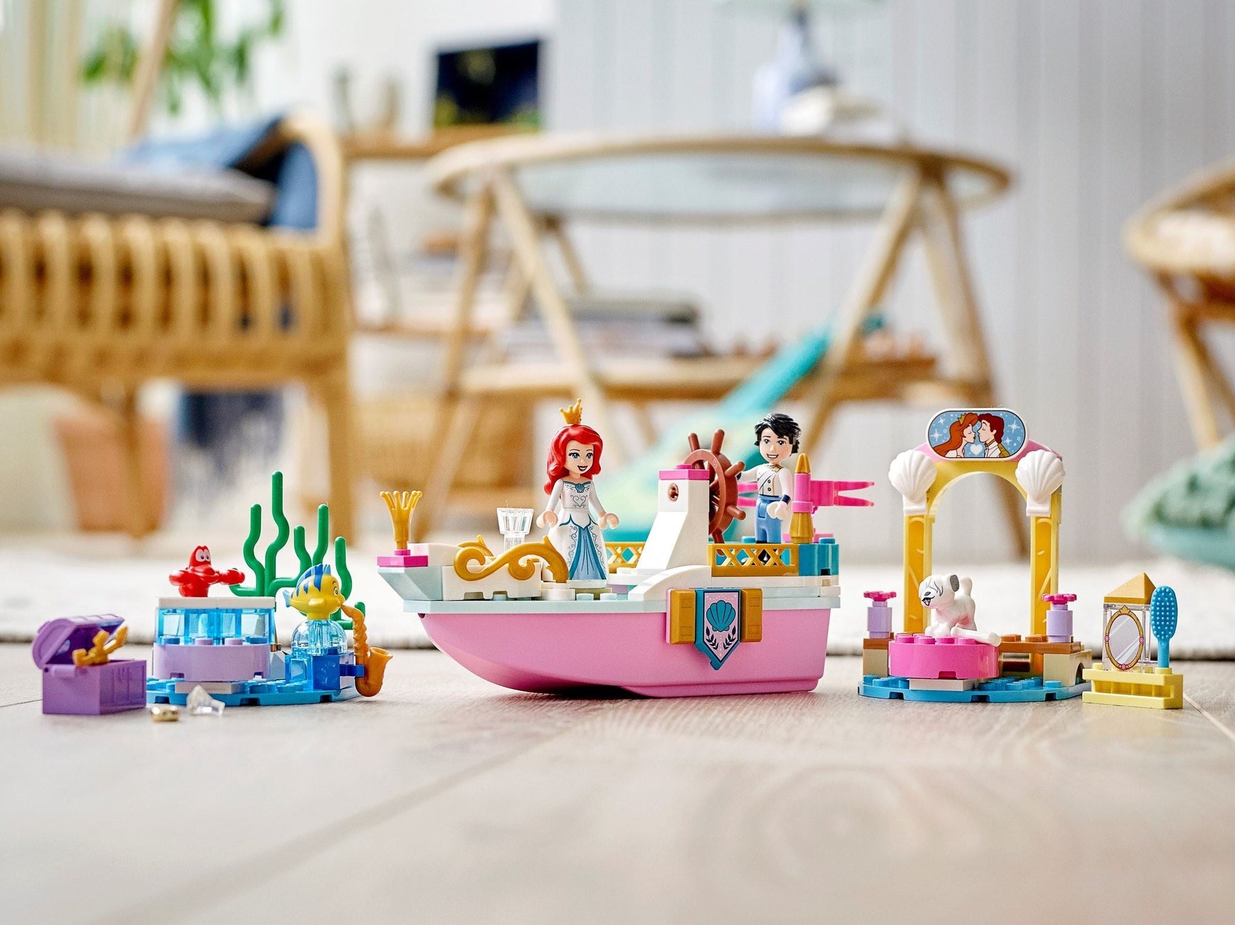 LEGO 43191 Ariel's Celebration Boat: Disney Princess Building Toy - SuperSaverAU - view 2