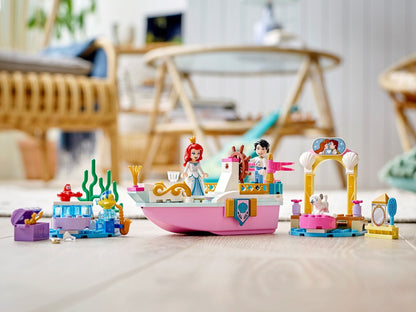 LEGO 43191 Ariel's Celebration Boat: Disney Princess Building Toy