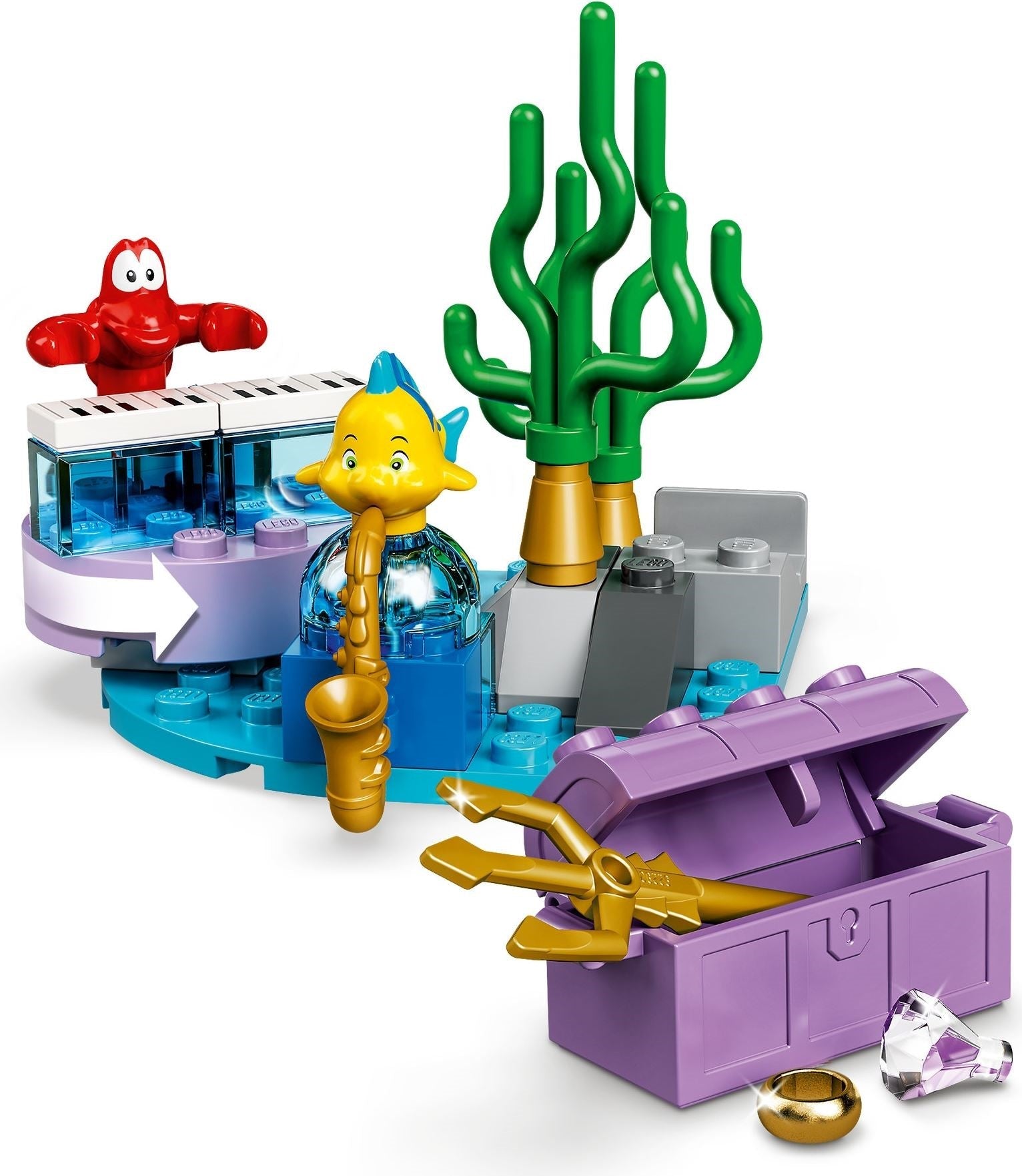 LEGO 43191 Ariel's Celebration Boat: Disney Princess Building Toy - SuperSaverAU - view 5