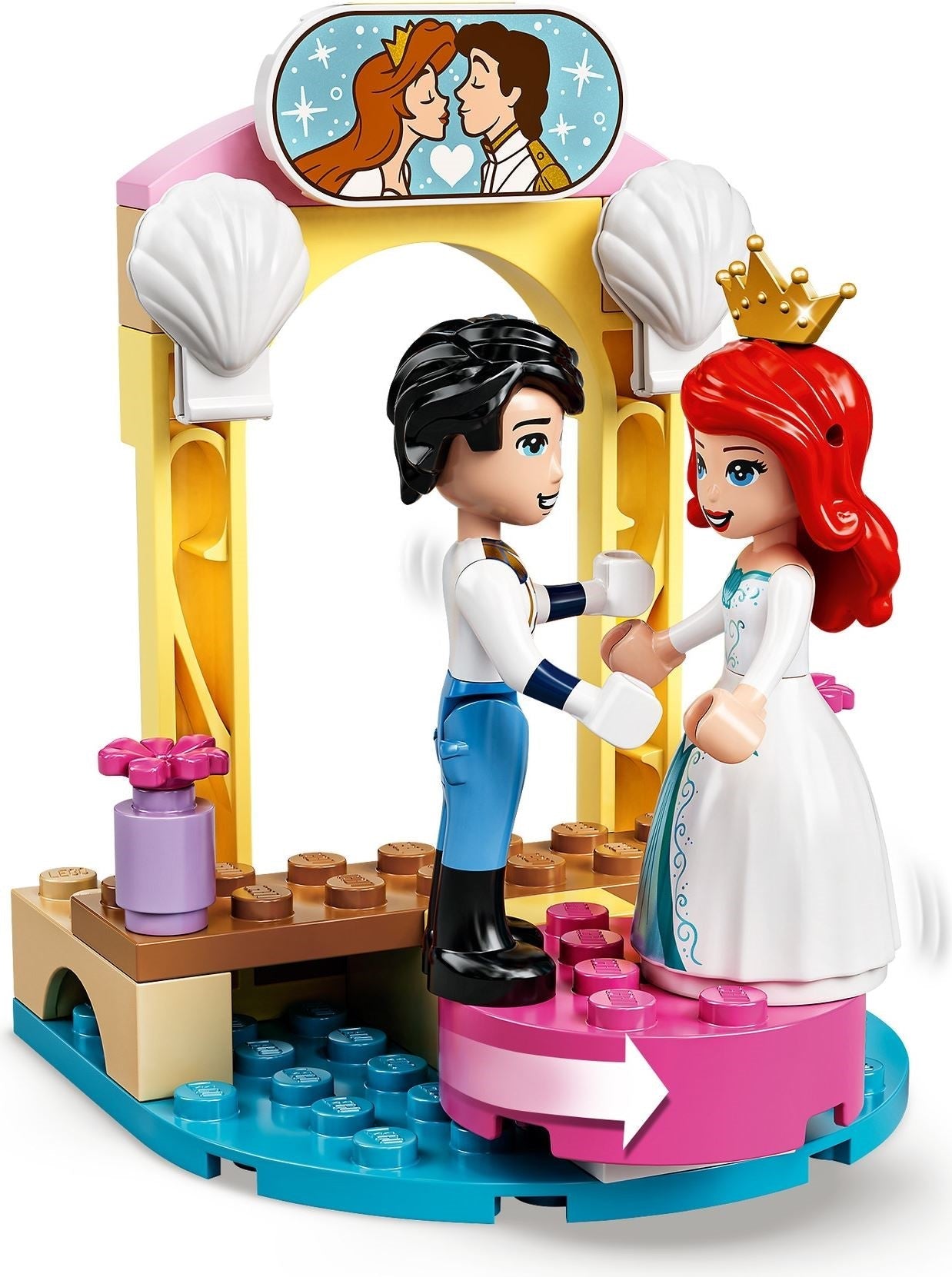 LEGO 43191 Ariel's Celebration Boat: Disney Princess Building Toy - SuperSaverAU - view 7