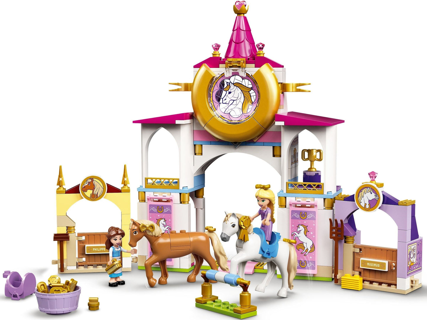 LEGO 43195 Disney Belle and Rapunzel's Royal Stables- Auzzi Store