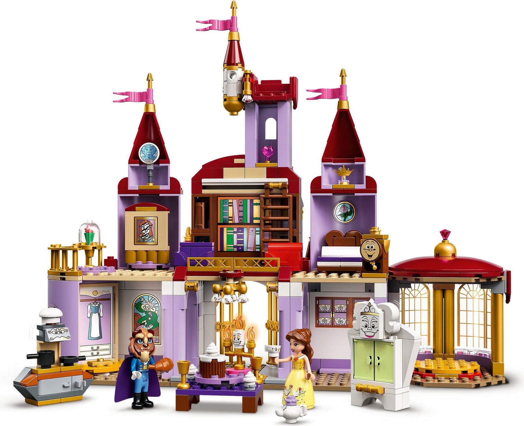 LEGO 43196 Belle & Beast's Castle - Disney Princess Building Toy - SuperSaverAU - view 6