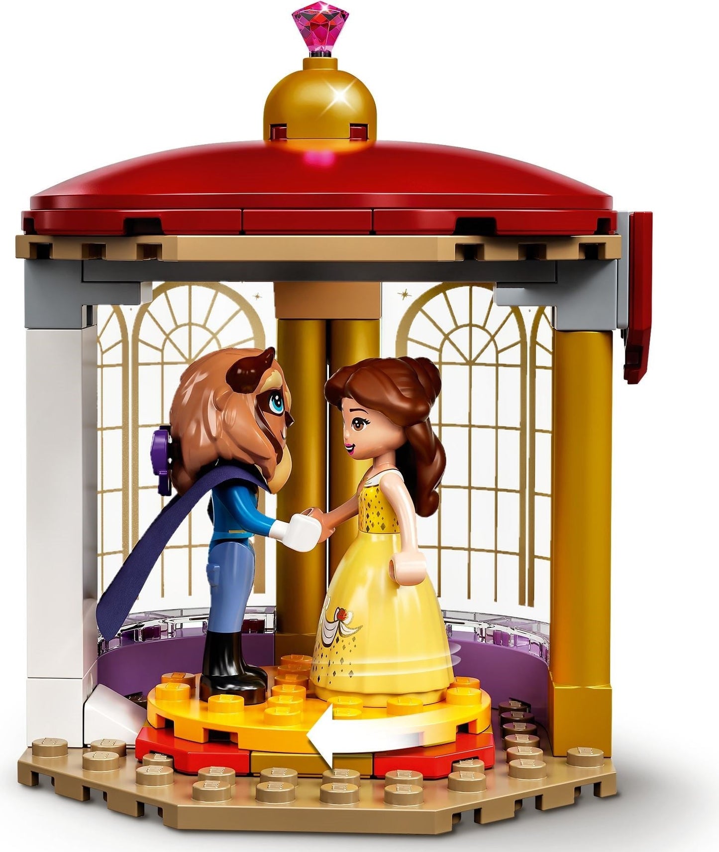 LEGO 43196 Belle & Beast's Castle - Disney Princess Building Toy