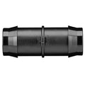 Pope 25mm Single Barbed Joiner Black 1000kPa Poly Irrigation Fitting